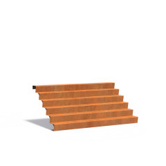Trap 2500x1440x1020mm Corten 3mm (CST6.5)