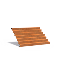 Trap 2500x1680x1190mm Corten 3mm (CST7.5)