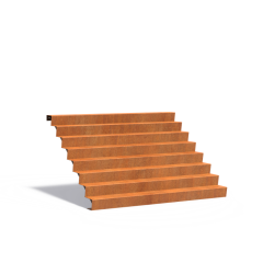 Trap 2500x1920x1360mm Corten 3mm (CST8.5)
