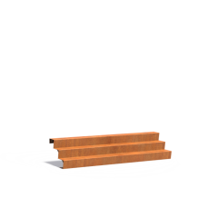 Trap 2500x720x510mm Corten 3mm (CST3.5)