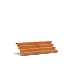 Trap 2500x960x680mm Corten 3mm (CST4.5)