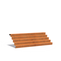 Trap 3000x1200x850mm Corten 3mm (CST5.6)