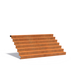 Trap 3000x1680x1190mm Corten 3mm (CST7.6)