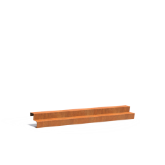 Trap 3000x480x340mm Corten 3mm (CST2.6)