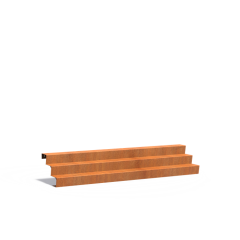 Trap 3000x720x510mm Corten 3mm (CST3.6)