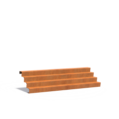 Trap 3000x960x680mm Corten 3mm (CST4.6)