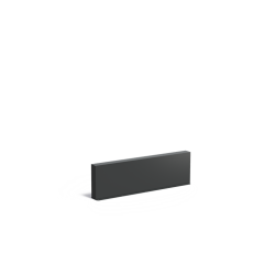Aluminium Muur 2000x150x600mm (AW3.4)