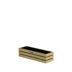 Mini bloembak Elan 60 Excellent, 60 x 20 x 15 cm, groen geïmpregneerd.