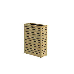 Bloembak Flux 90 Excellent, 70 x 30 x 90 cm, groen geïmpregneerd.