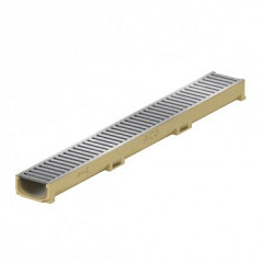 ACO Euroline H60 gootelement, incl. verzinkt stalen sleufrooster