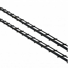 DHZ shutter framewerk, 2 stuks 165 cm t.b.v. 14 planken Zwart