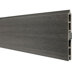 Boston WPC Fence Board 21x160mm L-178cm | Dark Grey