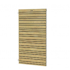 Tuindeur Flux 100 Excellent op verstelbaar stalen frame, 100 x 180 cm, groen geïmpregneerd.