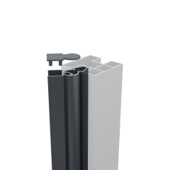 Boston Aluminium variabel hoekprofiel voor paal RAL7016 L-200cm