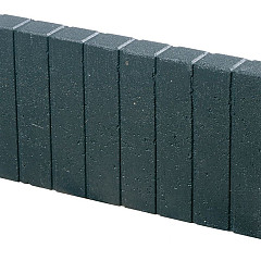 Palissadeband Quadro 6x25x50cm Zwart
