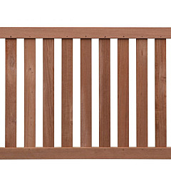 Keruing massief hek 22 110x180cm