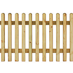 Excellent hek, 180x80cm groen geïmpregneerd