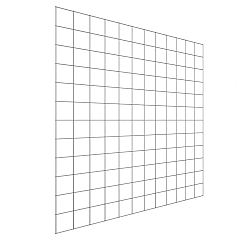 Gaaspaneel met maas 15x15cm stekloos, verzinkte draad, 180x180cm