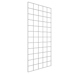Gaaspaneel met maas 15x15cm stekloos, verzinkte draad, 75x180cm