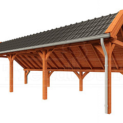 Kapschuur de Hoeve XL 9260x3800x3450mm (bxdxh)