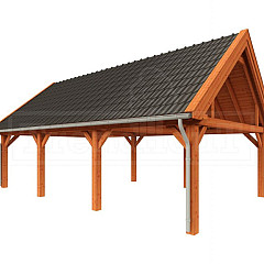 Buitenverblijf Zadeldak XXL 9500x5950x4900mm (bxdxh)