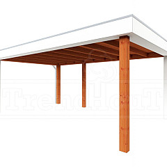Buitenverblijf Verona model links 5750x4000x2500mm (bxdxh)
