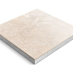 Keramische tegel Ceradeco 60x60x4cm Chalk Sand
