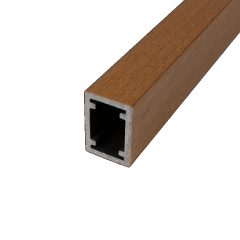 WEO® Zonweringselement Brise Soleil 42x60mm | Teak | 390cm | E-klasse