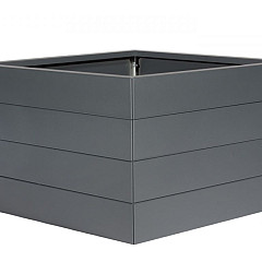 Bloembak Modulair Antraciet (RAL7016) fijnstructuur 120x120x56cm