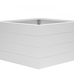 Bloembak Modulair Wit (RAL9016) fijnstructuur 120x120x56cm