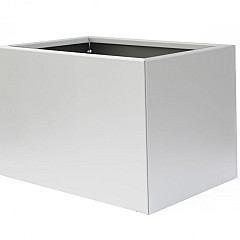 Bloembak vlak - Wit (RAL9016) fijnstructuur 60x90x60cm