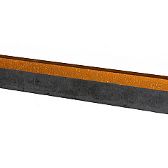 U-profiel Cortenstaal gelijkzijdig opsluitband 5cm 220x5,1x5,1x5,4cm