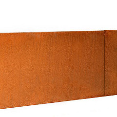 Border Hoekstuk uitwendig 15x28x15 Corten