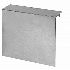 Overzetstuk muurelement Verzinkt Staal recht 150x30x12,8cm