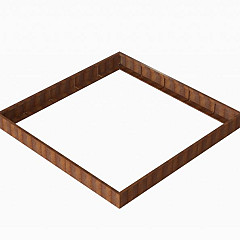 Bloembak Module+ 300x300x28cm