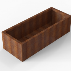 Bloembak Module+ 60x150x42cm | Corten