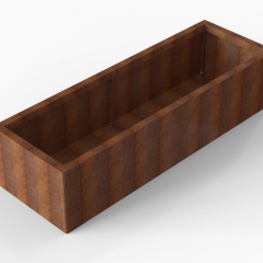 Bloembak Module+ 60x180x42cm | Corten