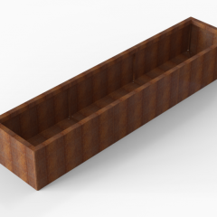 Bloembak Module+ 60x270x42cm | Corten