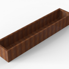 Bloembak Module+ 60x300x42cm | Corten