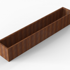 Bloembak Module+ 60x360x56cm | Corten