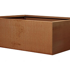 Bloembak vlak - 120x150x40 cm Corten