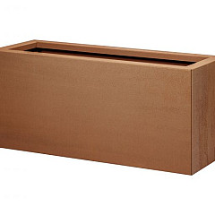 Bloembak vlak - 30x90x40 cm Corten