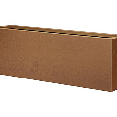 Bloembak vlak - 30x150x40 cm Corten