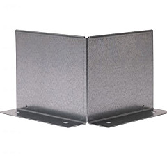 Uitwendige hoek Kantopsluiting Double (flg) 27.7 cm - Verzinkt