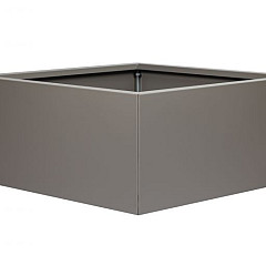 Bloembak vlak - 90x90x40 cm Taupe
