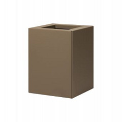 Bloembak vlak - 30x30x40 cm Supra bruin