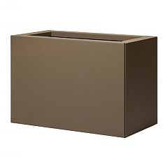 Bloembak vlak - 30x60x40 cm Supra bruin