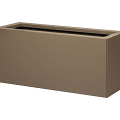 Bloembak vlak - 30x90x40 cm Supra bruin
