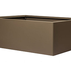 Bloembak vlak - 120x150x40 cm Supra bruin