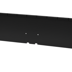 Kantopsluiting Single 300x16.5 cm - Grafiet zwart RAL 9011